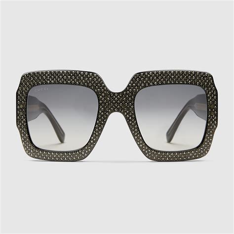 Gucci sunglasses with rhinestones